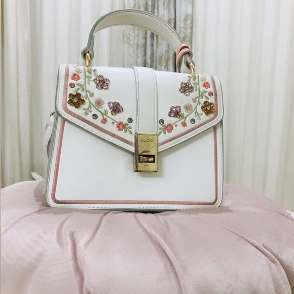 Aldo Floral Embellished Bag - Picture 3 of 14